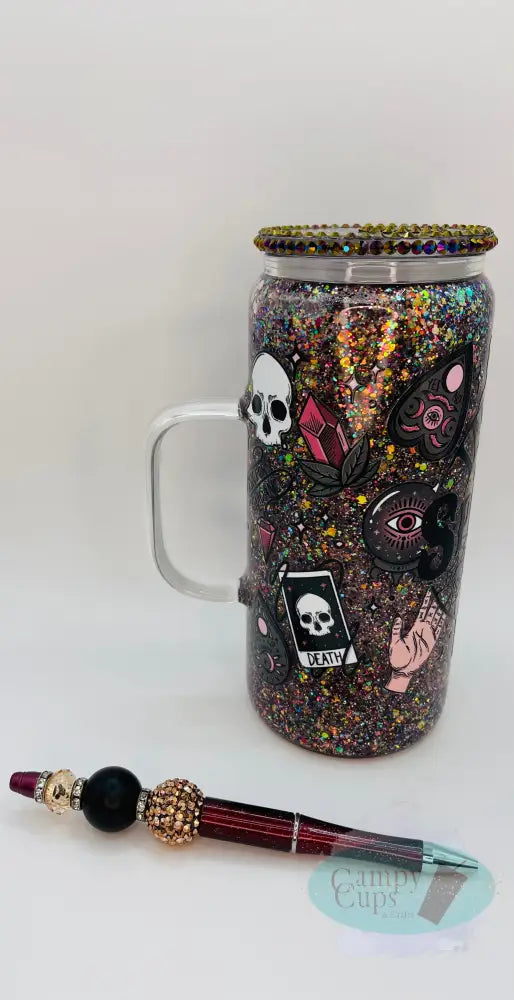 16Oz Spooky Snowglobe Tumblers