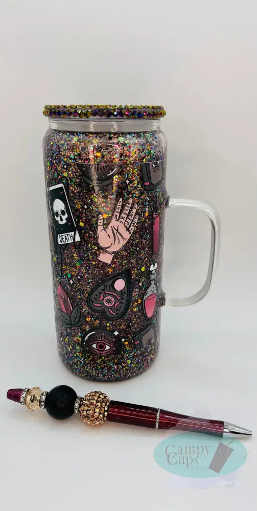 16Oz Spooky Snowglobe Tumblers