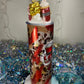 20Oz Candy Cane Lane Straight Skinny Plus Tumbler W/ Screw On Sliding Lid Topper Straw Tumblers