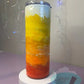 20Oz Straight Skinny Fall Ombre Alcohol Ink Cup Tumblers