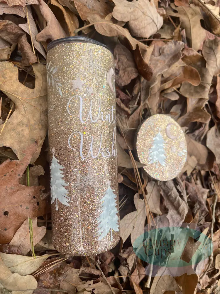 20Oz Straight Skinny Winter Wishes Tumbler Tumblers