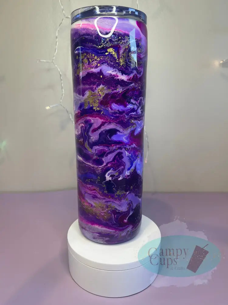 30Oz Skinny Purple Rain Cup Tumblers