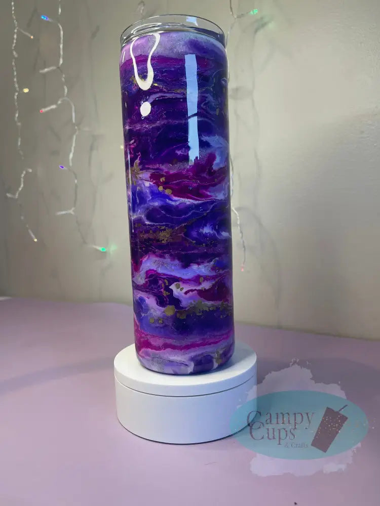 30Oz Skinny Purple Rain Cup Tumblers