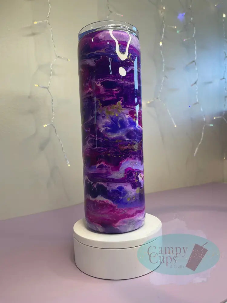 30Oz Skinny Purple Rain Cup Tumblers